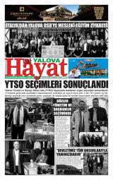 Yalova Hayat gazetesi 1. sayfa