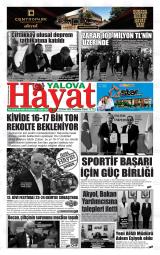 Yalova Hayat gazetesi 1. sayfa