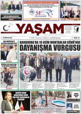 Yaşam gazetesi 1. sayfa