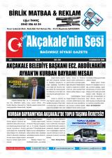 YENİ AKÇAKALENİN SESİ Gazetesi
