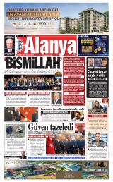 Yeni Alanya gazetesi 1. sayfa