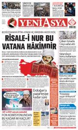 Yeni Asya gazetesi 1. sayfa