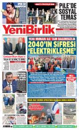 Yeni Birlik gazetesi 1. sayfa