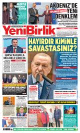 Yeni Birlik gazetesi 1. sayfa