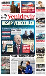 Yeni Devir gazetesi 1. sayfa