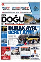 Yeni Doğu gazetesi 1. sayfa