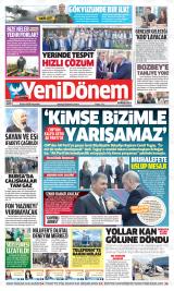 Yeni Dönem gazetesi 1. sayfa