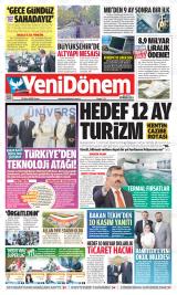 Yeni Dönem gazetesi 1. sayfa