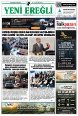 Yeni Ereğli gazetesi 1. sayfa