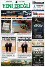 Yeni Ereğli gazetesi 1. sayfa