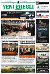 Yeni Ereğli gazetesi 1. sayfa