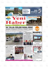 Yeni Haber gazetesi 1. sayfa