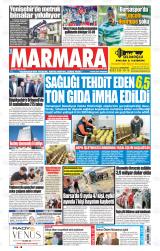 Yeni Marmara gazetesi 1. sayfa