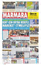 Yeni Marmara gazetesi 1. sayfa