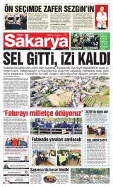 Yeni Sakarya gazetesi 1. sayfa