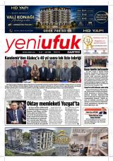 Yeni Ufuk gazetesi 1. sayfa