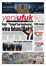 Yeni Ufuk gazetesi 1. sayfa
