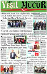 Yeni Yeşil Mucur gazetesi 1. sayfa