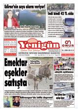 Yenigün gazetesi 1. sayfa