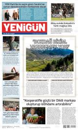 Yenigün gazetesi 1. sayfa