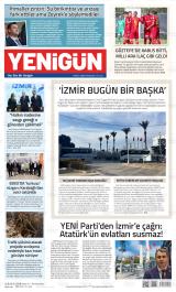 Yenigün gazetesi 1. sayfa