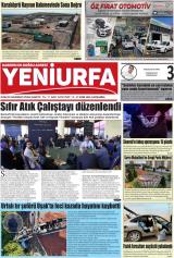 Yeniurfa gazetesi 1. sayfa