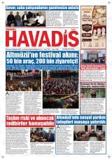 Yerel Havadis gazetesi 1. sayfa