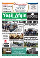 YEŞİL AFŞİN Gazetesi