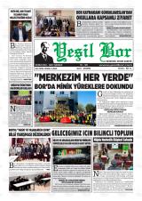Yeşil Bor gazetesi 1. sayfa