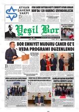 Yeşil Bor gazetesi 1. sayfa