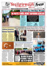 Yeşil Giresun gazetesi 1. sayfa