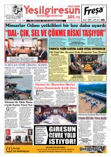 Yeşil Giresun gazetesi 1. sayfa
