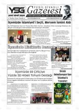 Yeşil Sivaslı gazetesi 1. sayfa