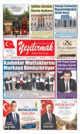 Yeşilırmak gazetesi 1. sayfa
