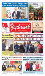 Yeşilırmak gazetesi 1. sayfa