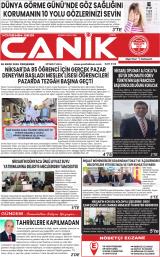 Yörenin Sesi Canik gazetesi 1. sayfa
