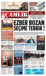 Yozgat Çamlık gazetesi 1. sayfa