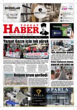 Yozgat Haber gazetesi 1. sayfa