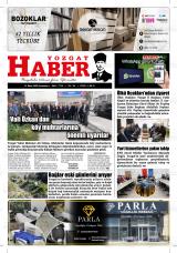 Yozgat Haber gazetesi 1. sayfa