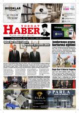 Yozgat Haber gazetesi 1. sayfa