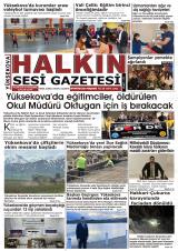 YÜKSEKOVA HALKIN SESİ Gazetesi