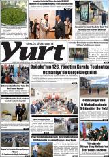 Yurt gazetesi 1. sayfa