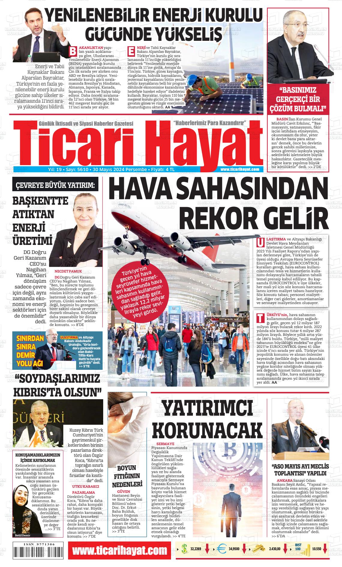 TİCARİ HAYAT Gazetesi