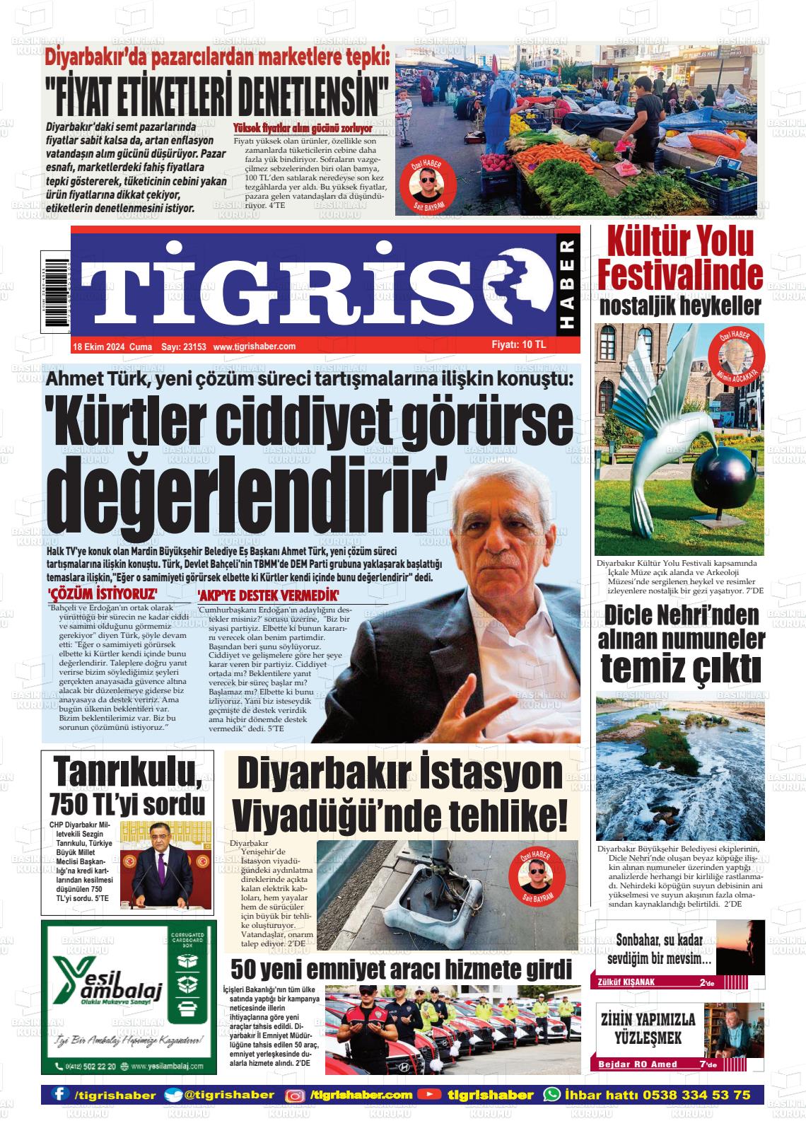 TİGRİS HABER Gazetesi