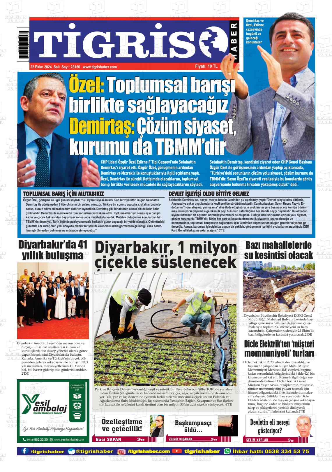 TİGRİS HABER Gazetesi