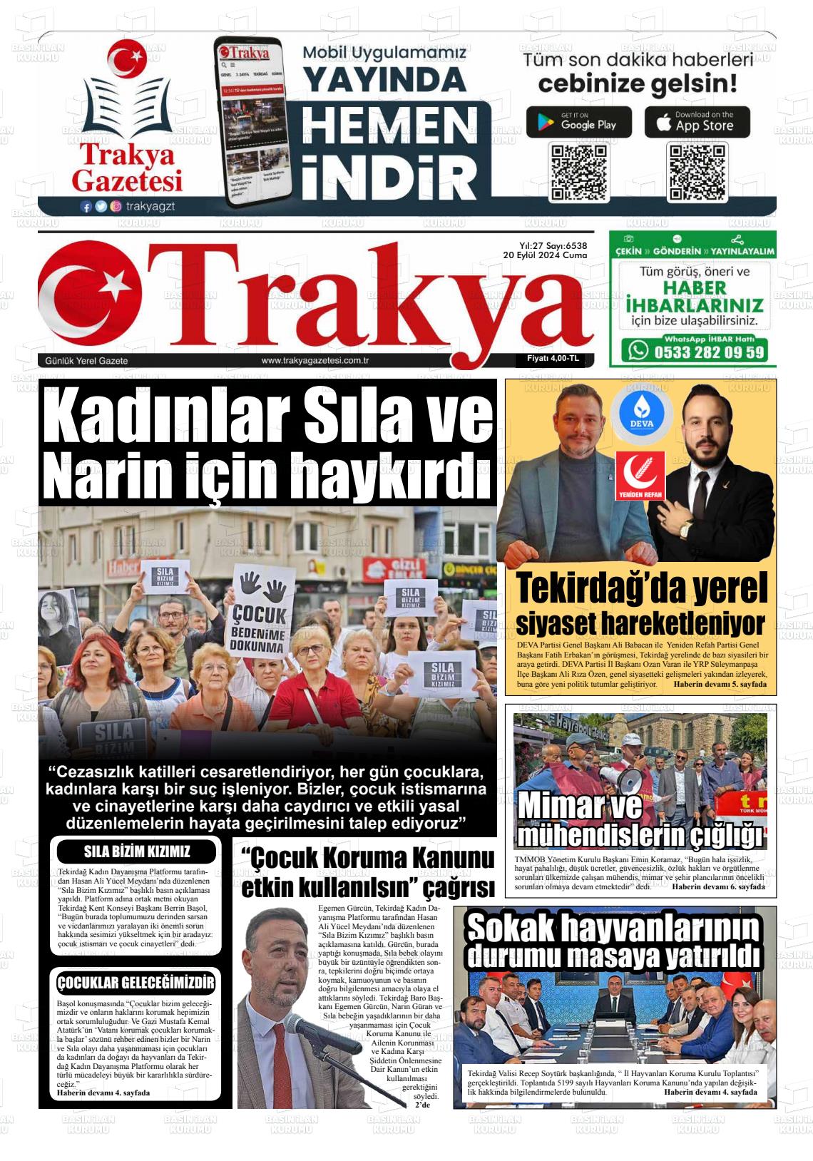 TRAKYA Gazetesi