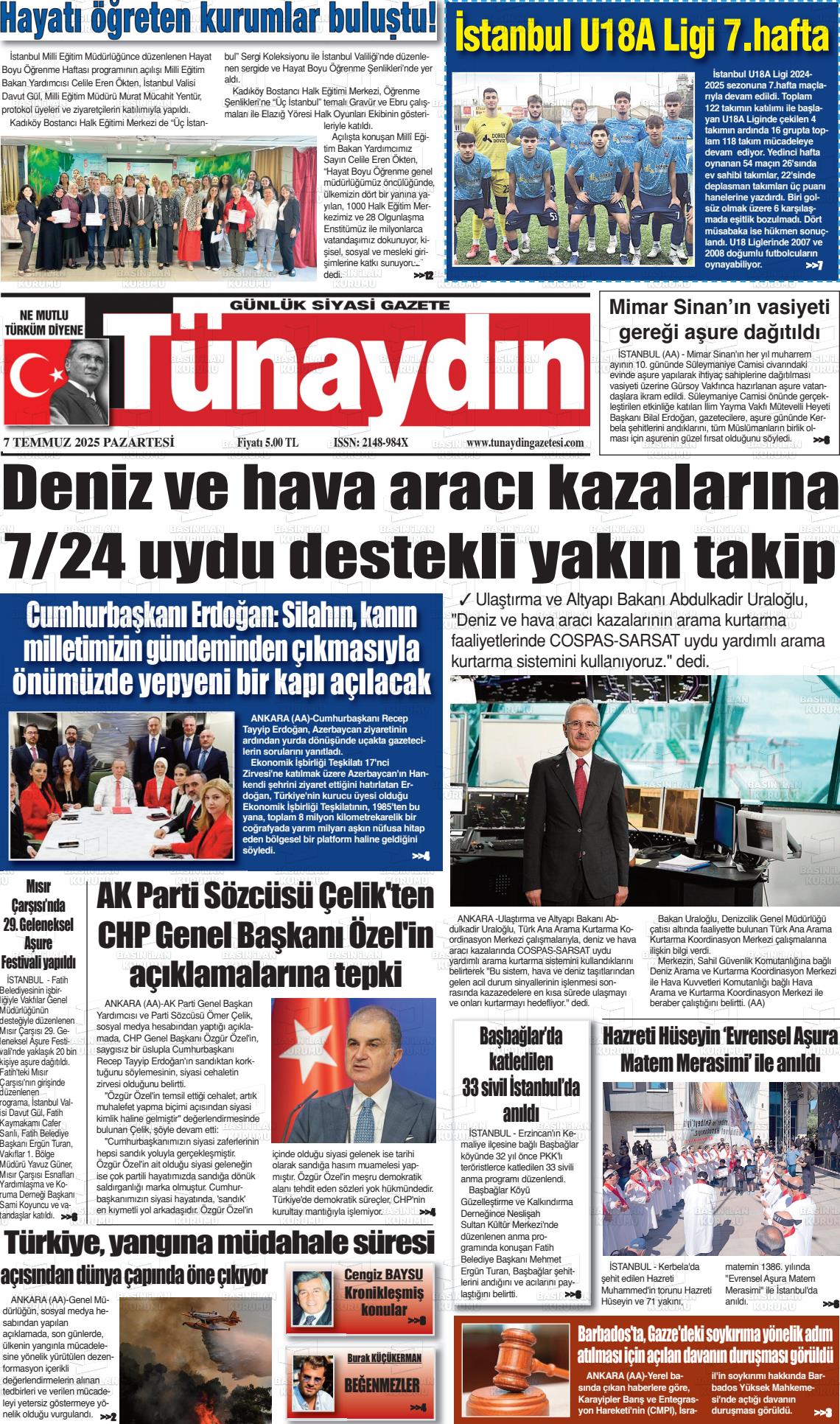 TÜNAYDIN Gazetesi