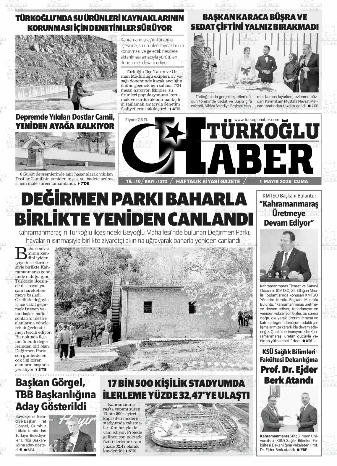 TÜRKOĞLU HABER Gazetesi