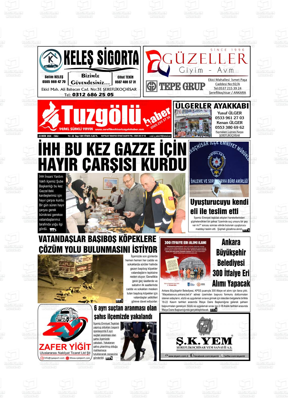 TUZGÖLÜ HABER Gazetesi