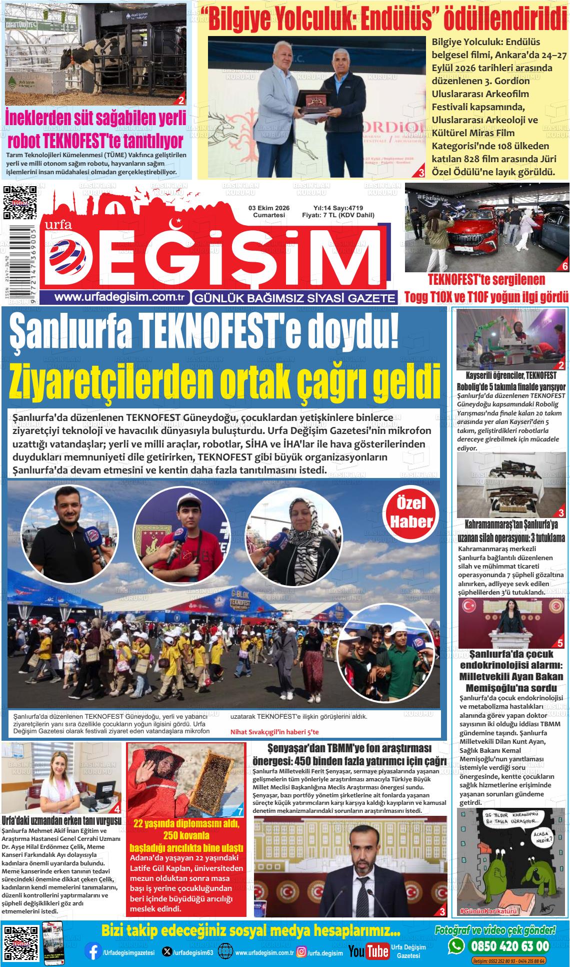 URFA DEĞİŞİM Gazetesi
